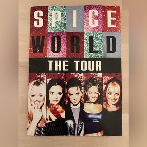 Spice Girls vintage world tour book